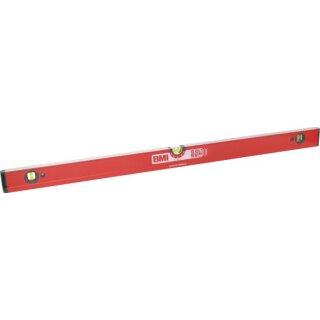 Triuso BMI Wasserwaage robust 100cm 2 gefräste Meßflächen,3 Lib.