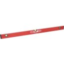 Triuso BMI Wasserwaage robust 200cm 2 gefräste...