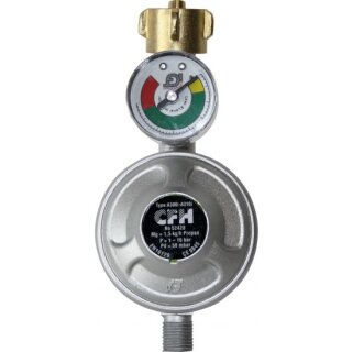 Triuso Druckregler mit Schlauchbruch- sicherung u. Füllstandanzeige