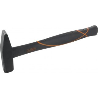 Triuso Schlosserhammer 300g, Picard 3K-Voll-Kunststoff-Stiel