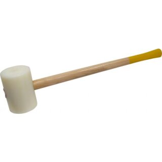 Triuso Plastikschlegel 4,1 kg,Eschen- stiel, bombierte Schlagfläche