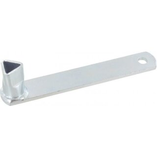 Triuso Dreikantschlüssel M12 verzinkt für umklappbare Poller