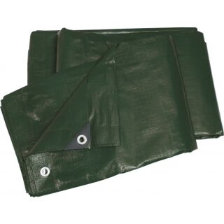 Triuso Gewebeplane 100g/m², 5x6m, olivgrün, Ösen alle 50cm