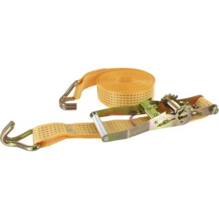 Triuso Zurrgurt 2-tlg,8m,50mm,2500daN Druckratsche, Spitzhaken