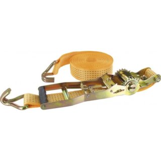 Triuso Zurrgurt 2-tlg,8m,50mm,2500daN Ergo-Druckratsche, Spitzhaken