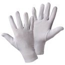Worky Trikot Handschuhe weiß gebleicht, Baumwolle Gr. 8