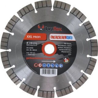 Triuso Diamant-Trennscheibe 230mm Level 15, Granit, Waschbeton