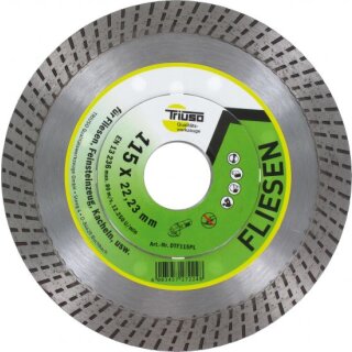 Triuso Diamant-Trennscheibe 115x1,2mm Fliesen,Kacheln,Feinst,Premium