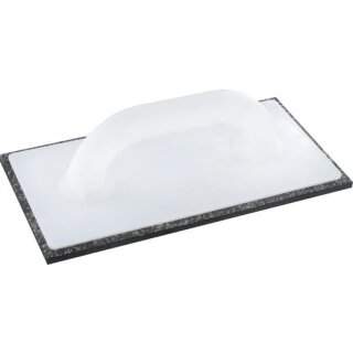 Triuso Kunststoffreibebrett 12x24cm schwarz. Zellgummi,vollflächig