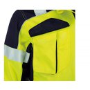 Triuso Warnschutz-Kontrast-Jacke Yellow/Marine Gr. S
