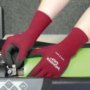 Triuso Wonder Grip Neo, Weinrot Nitril 1-Fach getaucht