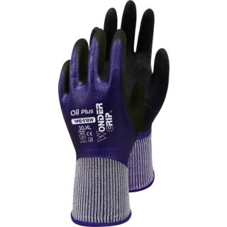 Triuso WonderGrip Oil Plus Lila Nitril, 2-Fach get.,wasserfest