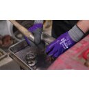 Triuso WonderGrip Oil Plus Lila Nitril, 2-Fach get.,wasserfest