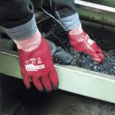 Triuso Wonder Grip Cut 5 rot, Nitril 3 Fach getaucht