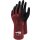 Triuso Wonder Grip Cut 5 rot, Nitril, lange Stulpe