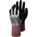 Triuso Wonder Grip Cut5 Grau, Nitril 1-Fach getaucht