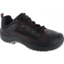 Triuso S3 Halbschuh, schwarz Stahlkappe,PU/PU-Sohle, grau