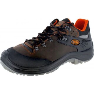 Triuso S3, Halbschuh, Braun, Stahlk., Stahlzw.-S.