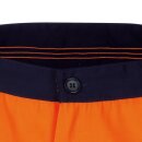 Triuso Warnschutz-Kontrast-Bundhose Yellow/Marine