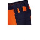 Triuso Warnschutz-Kontrast-Bundhose Yellow/Marine