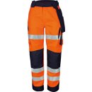 Triuso Warnschutz-Kontrast-Bundhose Yellow/Marine