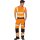 Triuso Warnschutz-Kontrast-Bundhose Yellow/Marine