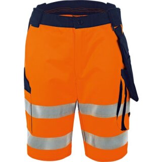 Triuso Warnschutz-Kontrast-Short Yellow/Marine