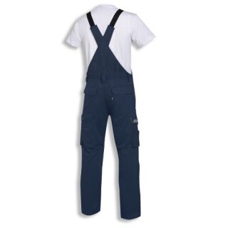 Uvex Latzhose 8941 blau-gelb metal-serie