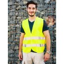 Korntex Warnweste mit Beutel in Gelb Gr. XL