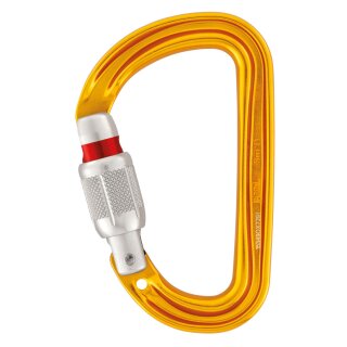 Petzl SmD Screw Lock Karabiner in orange