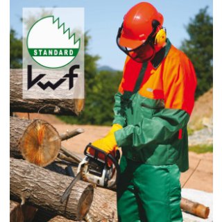Forstschutz-Jacke 4110 TOP oranger Warnbereich