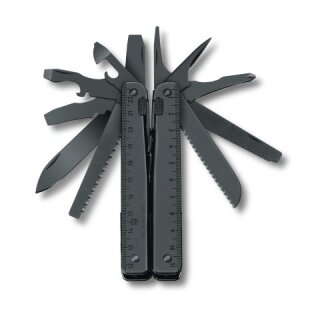 Victorinox Swiss Tool BS in schwarz mit 24 Werkzeugen inkl. Nylon-Gürteletui