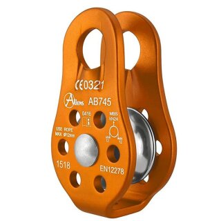 Aliens Umlenkrolle Fixed Standard Pulley 24kN Gold