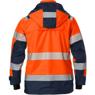 Fristads High Vis Airtech Jacke Damen Kl.3 4518 GTT Warnschutz-Orange/Marine Größe M