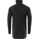 Fristads Zipper-T-Shirt Langarm 742 PC Schwarz Größe 2XL