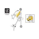 Petzl ID EVAC selbstbremsendes Abseilgerät in Gelb