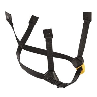Petzl DUAL-Kinnband in Gelb, Schwarz