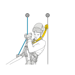 Petzl Asap Sorber Falldämpfer zur Verwendung mit Auffanggerät Asap in 40 cm