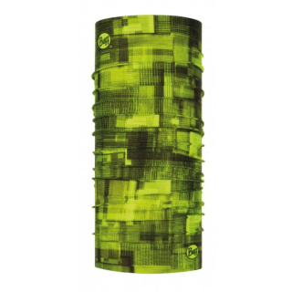 Buff Multfunktionstuch Plates Gelb Fluor