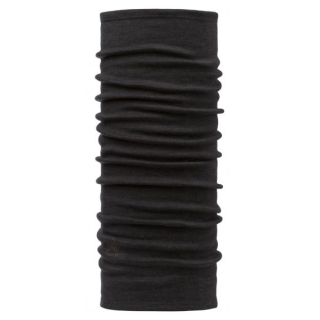 Buff Multifunktionstuch Thermo Merinowolle Farbe Schwarz