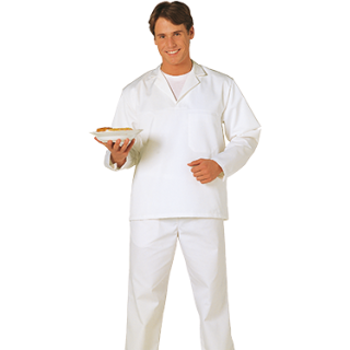 Portwest Bäckerhemd langarm weiß in vers. Größen