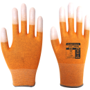 Portwest antistatischer PU Fingerspitzen Handschuh in der Farbe Grau und der Größe M