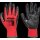 Portwest Flexo Grip Handschuh -in Packung in der Farbe Rot-Schwarz und der Größe M