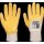 Portwest Nitrile dünner Strickbund Handschuh in der Farbe Gelb und der Größe XXL
