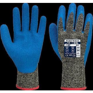 Portwest Aramid HR Cut Latex Handschuh in vers. Größen