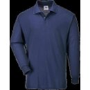 Portwest langarm Polo-Shirt in der Farbe Marine und der Größe M
