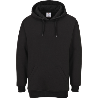 Portwest Roma Kapuzen-Sweatshirt in der Farbe Schwarz und der Größe L