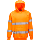 Portwest Warnschutz Kapuzen Sweatshirt in der Farbe Orange und der Größe M