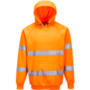 Portwest Warnschutz Kapuzen Sweatshirt in der Farbe Orange und der Größe XL