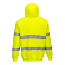 Portwest Warnschutz Reißverschluss Front Kapuzen-Sweatshirt in vers. Farben und Größen